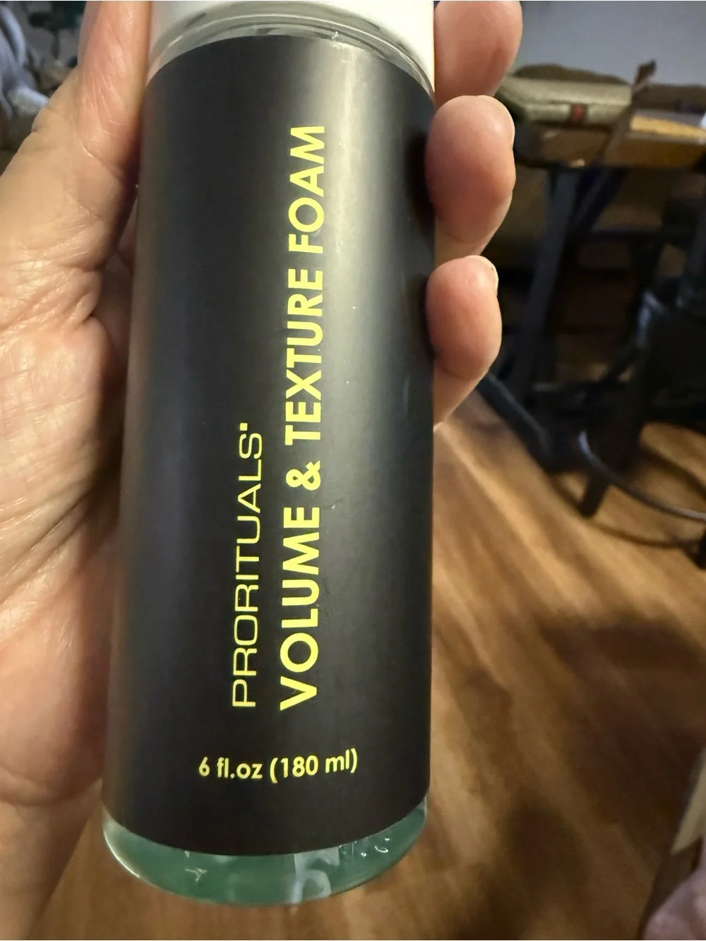 ProRituals Volume & Texture Foam — Black Styling Foam